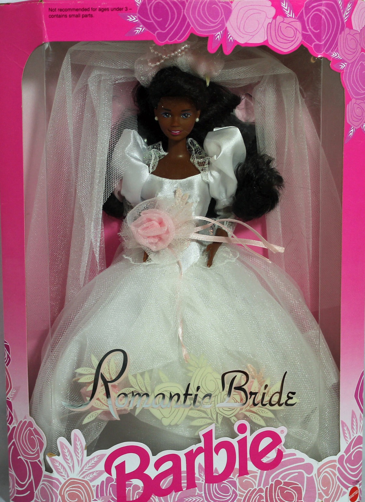 1992 Romantic Bride Barbie (11054) - African American
