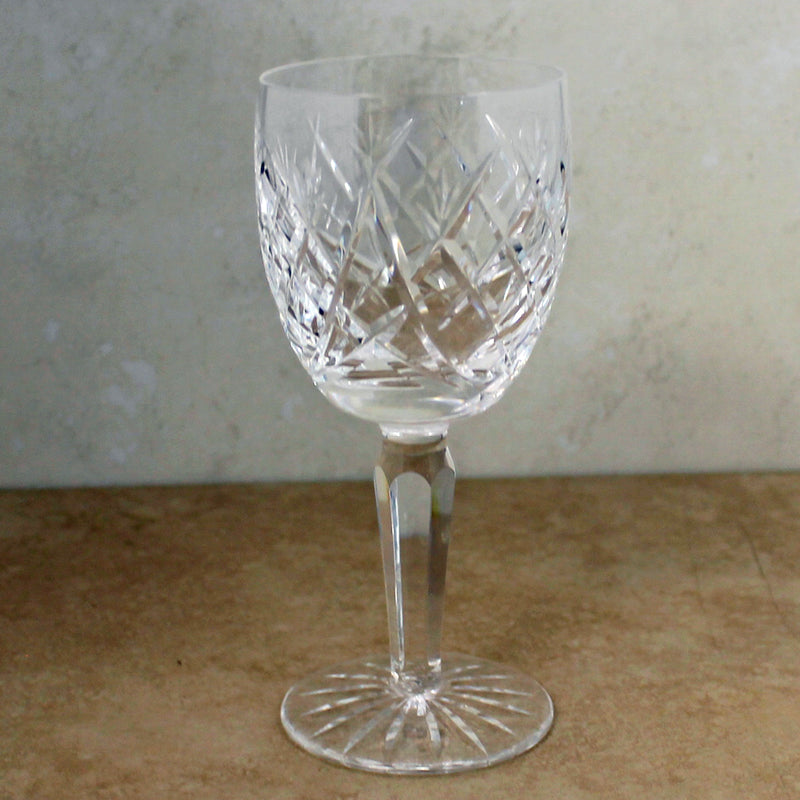 Waterford Stemware: 6.5" Claret Wine Glass - Avoca - Star Cut