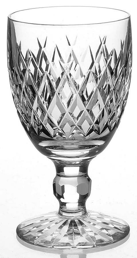 Waterford Stemware: 4.7" Claret Wine Glass - Boyne - Star Cut