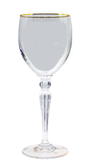 Waterford Stemware: 8.5" Water Goblet - Carleton - Gold