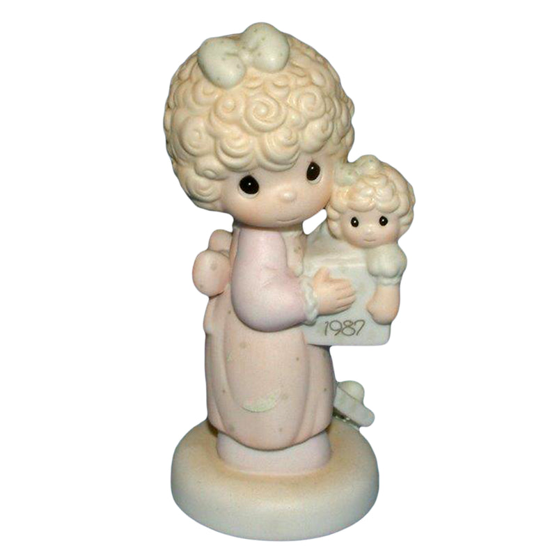 Precious Moments Figurine: 110930 Love is the Best Gift of All | Dated 1987