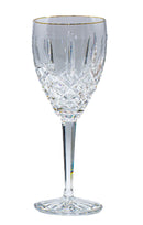 Waterford Stemware: 7.8" Tall Water Goblet - Araglin Golden