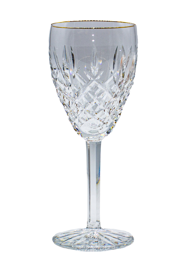 Waterford Stemware: 7" Wine Glass - Araglin Golden