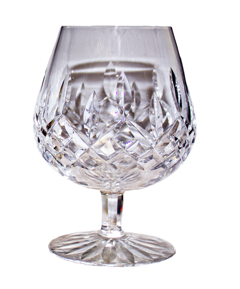 Waterford Crystal Ireland Lismore Footed Stemmed Balloon Brandy - Ruby Lane