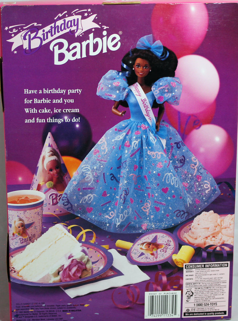 1993 Birthday Barbie (11334) - African American