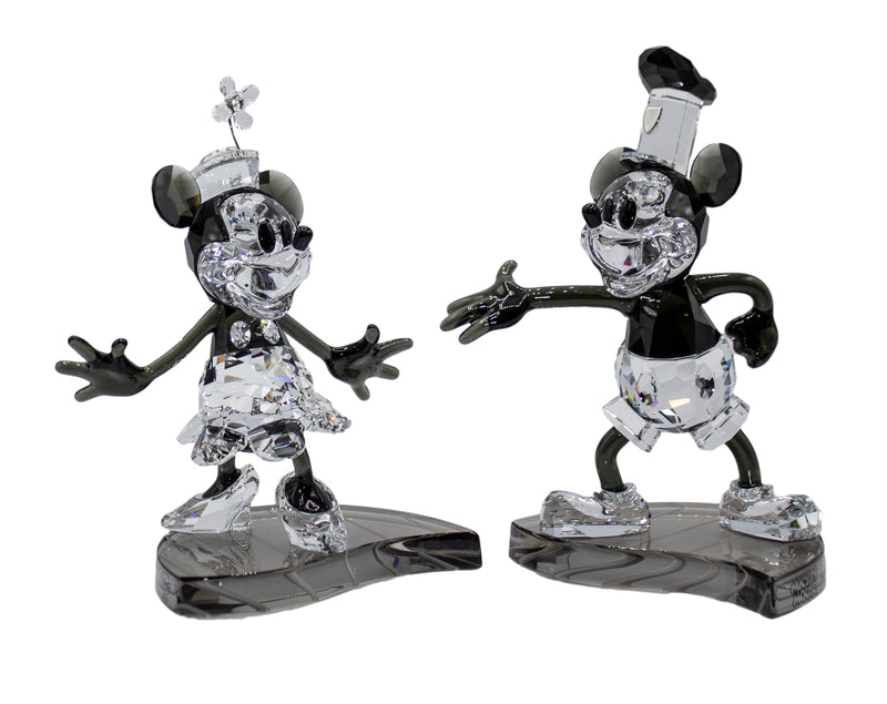 Swarovski Figurine: 1142826 Steamboat Willie | Mickey & Minnie