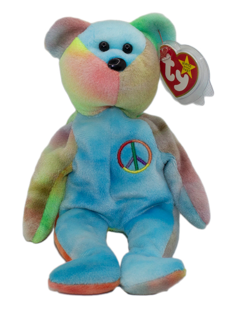Ty Beanie Baby: Peace the Bear - Actual photo (11458)