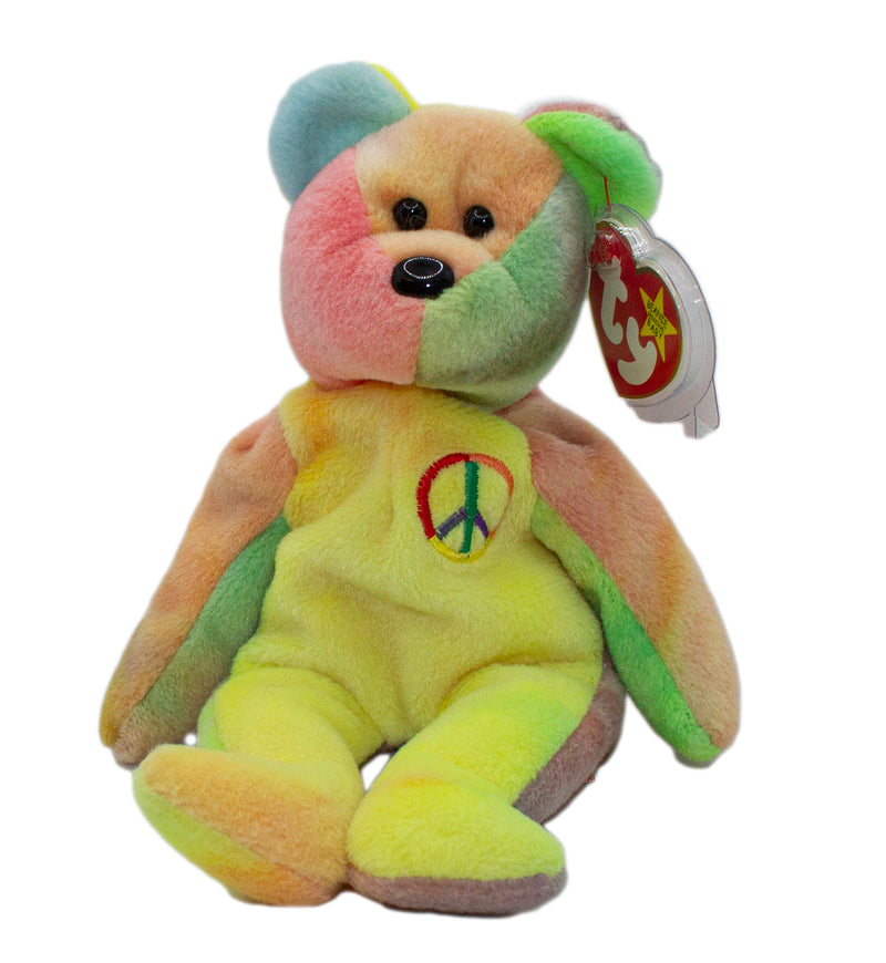 Ty Beanie Baby: Peace the Bear - Actual photo (11459)