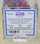 Ty Authenticated Billionaire Teeny 16 Signed MWMT MQ Beanie Baby - AP 11516