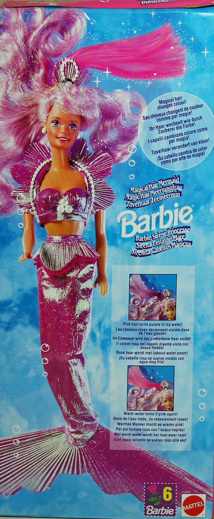 Cambia Colore Barbie Sirena Viola Barbie Sirena Bambola Barbie