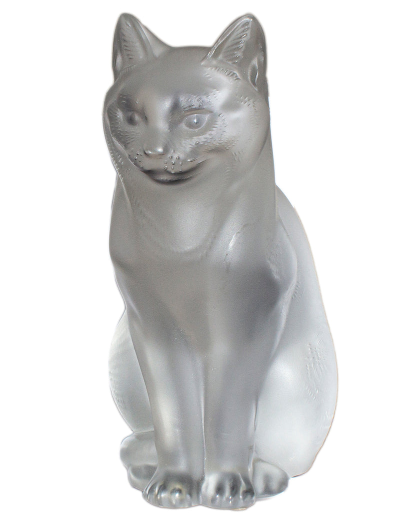 Lalique Figurine: 11603 Sitting Cat