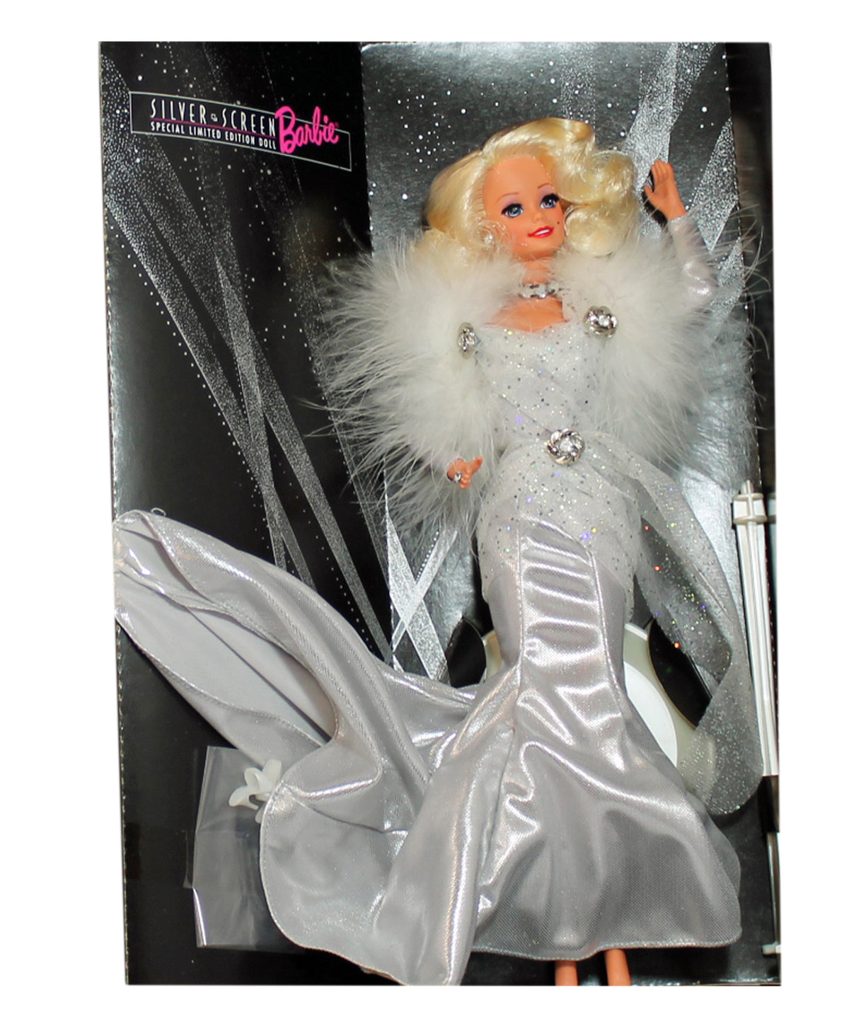 barbie silver dress movie Between Takes Barbie Doll Hollywood Movie Star Collection 2000 Mattel 27684
