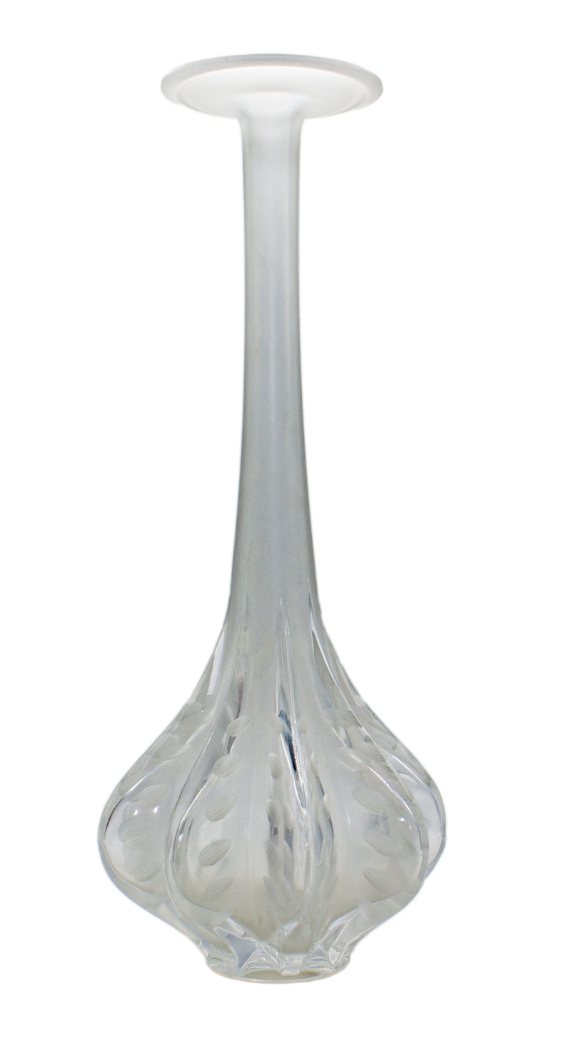 Lalique Vase: 12273 Flower Claude