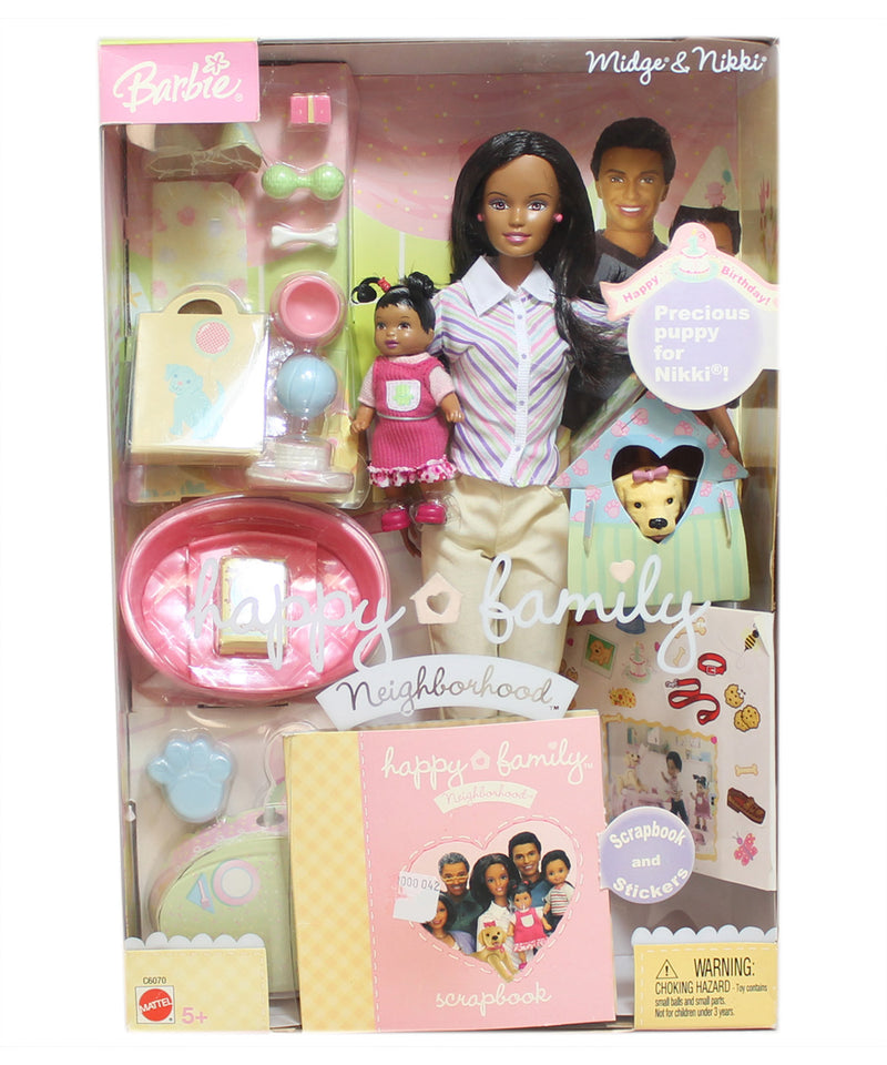 Happy Family Neighborhood Midge & Nikki Barbie - 12911