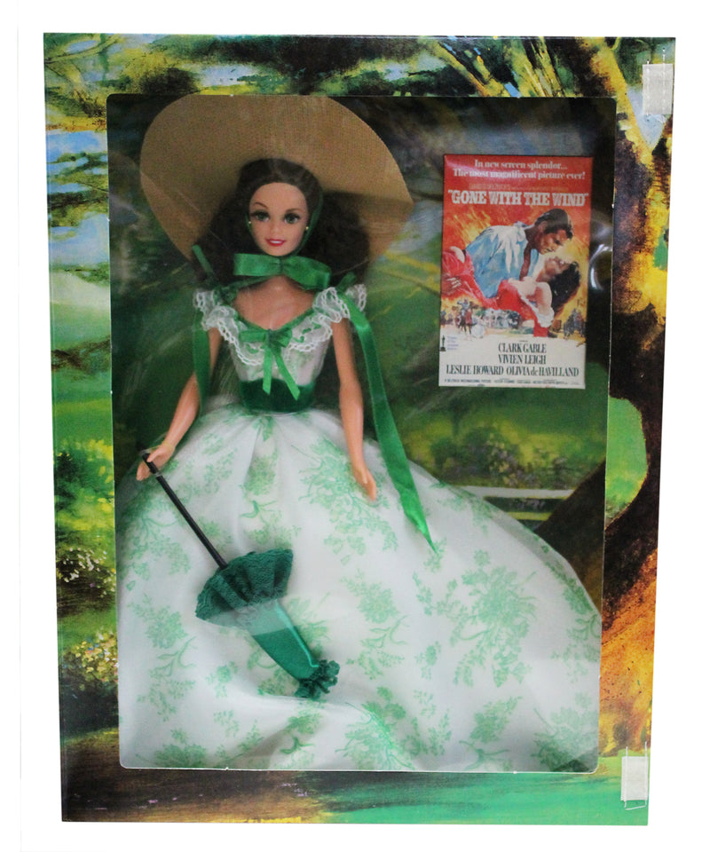 1995 Scarlett O'Hara White and Green Dress Barbie (12997)