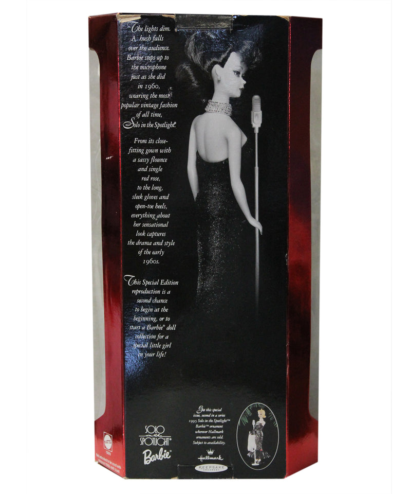 barbie black dress microphone Vintage Barbie solo in the spotlight