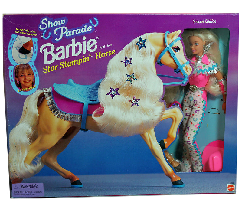 Show Parade Barbie with her Star Stampin' Horse - 15059