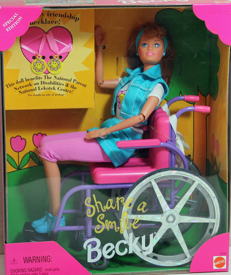 1996 Share a Smile Becky Barbie (15761)