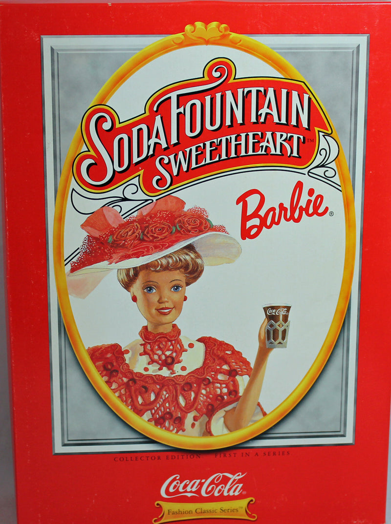 1996 Soda Fountain Sweetheart Barbie (15762) - Coca-Cola