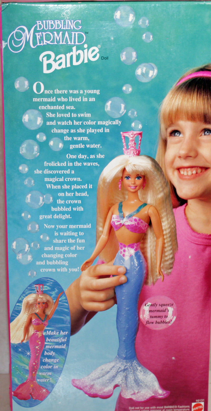 1996 Bubbling Mermaid Barbie (16131)