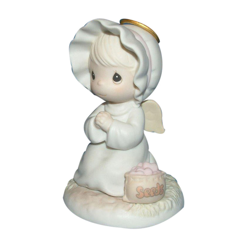 Precious Moments Figurine: 163856 Sewing Seeds of Kindness