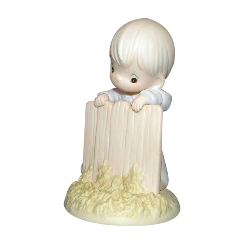 Precious Moments Figurine: 163899 It May Be Greener, but It's Just as Hard to Cut