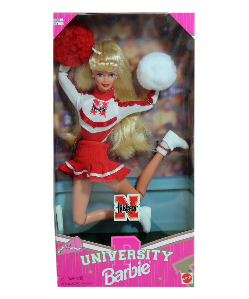 Nebraska University Cheerleader Barbie - 17193