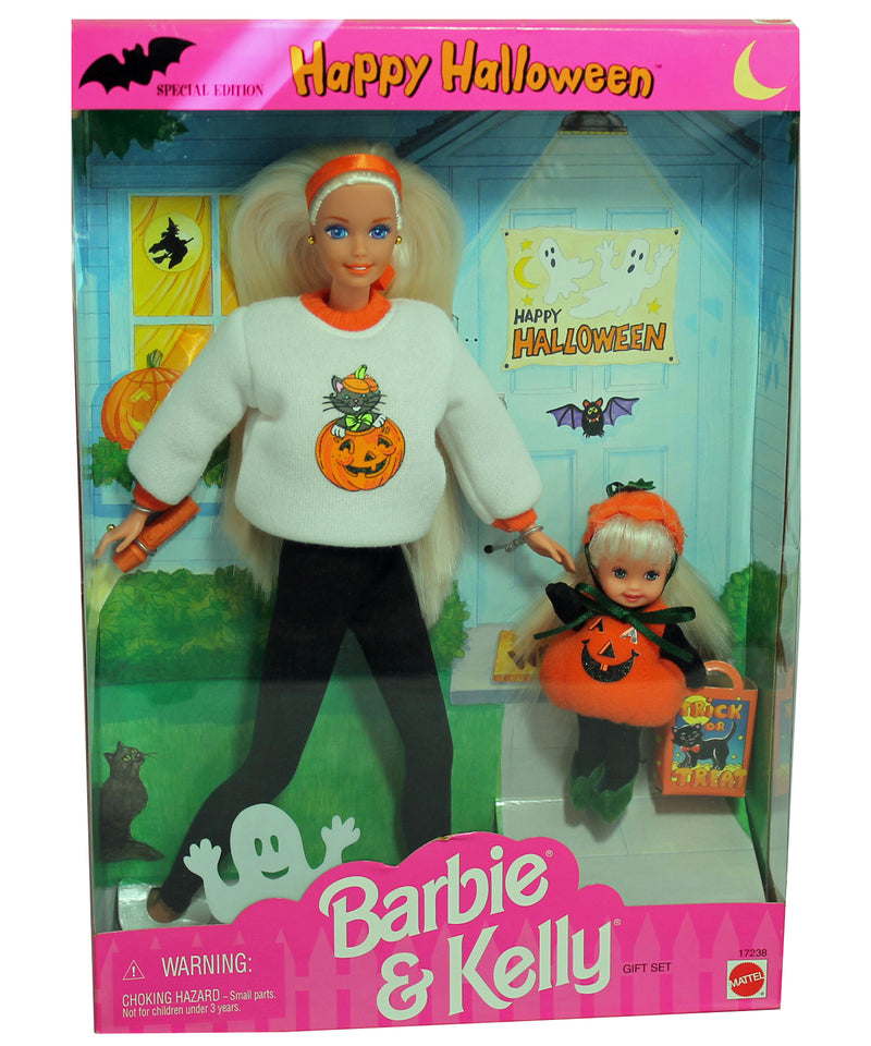 1996 Happy Halloween Barbie & Kelly (17238)