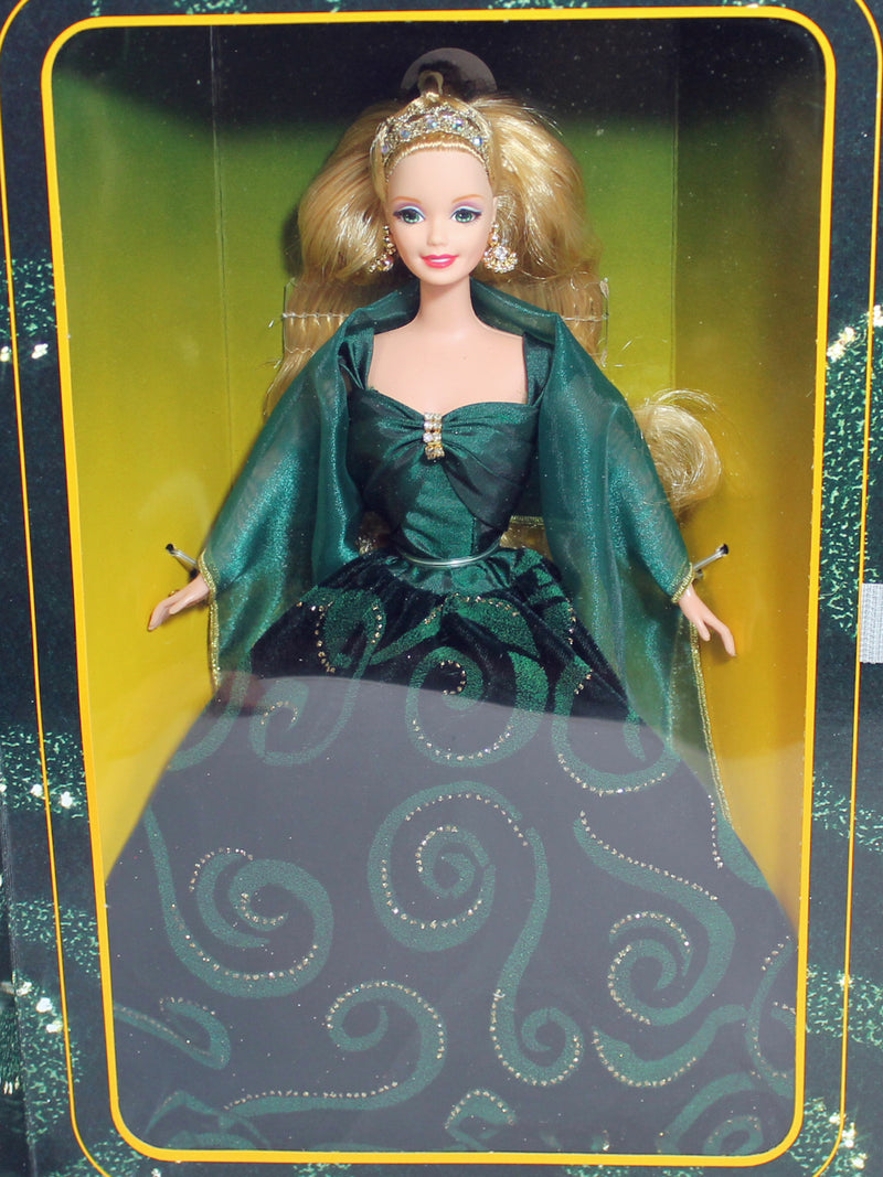 1996 Emerald Enchantment Barbie (17443) - Blonde hair