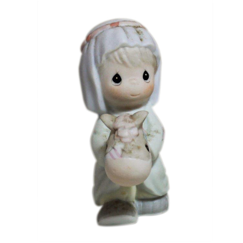 Precious Moments Figurine: 184004 Making a Trail to Bethlethem | Mini Figurine