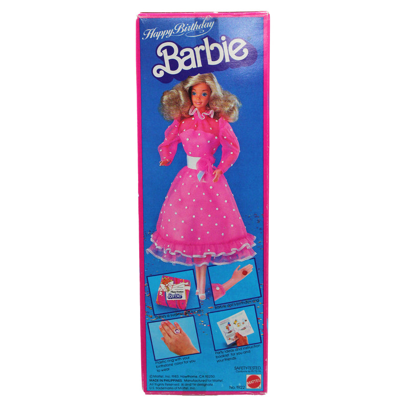 1983 Happy Birthday Barbie (01922-83) - Pink Dress