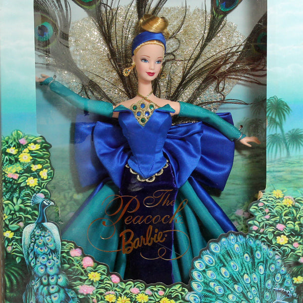 THE PEACOCK BARBIE~1998~FIRST IN A SERIES OF BIRDS OF BEAUTY COLLECTION~NRF BOX THE PEACOCK BARBIE~1998~FIRST IN A SERIES OF BIRDS OF BEAUTY COLLECTION~NRF BOX