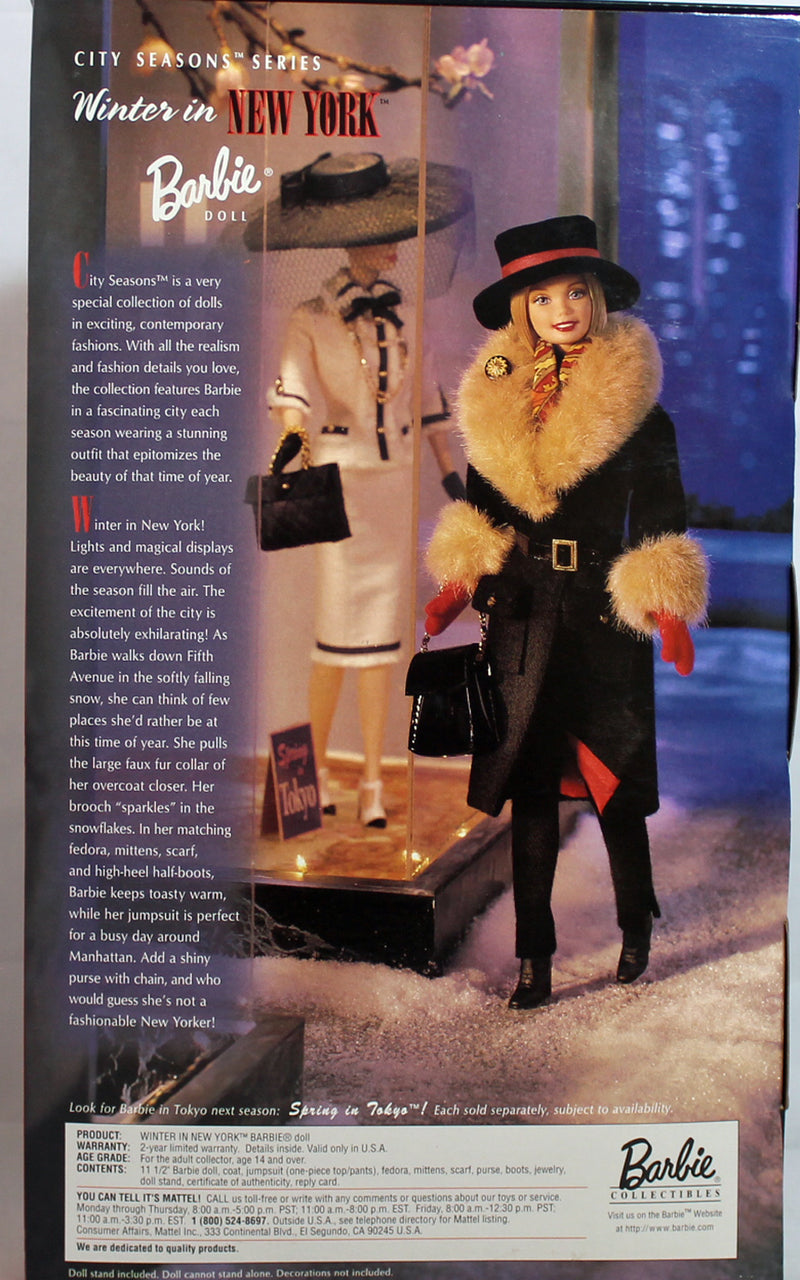 1997 City Seasons Winter in New York Barbie (19429)