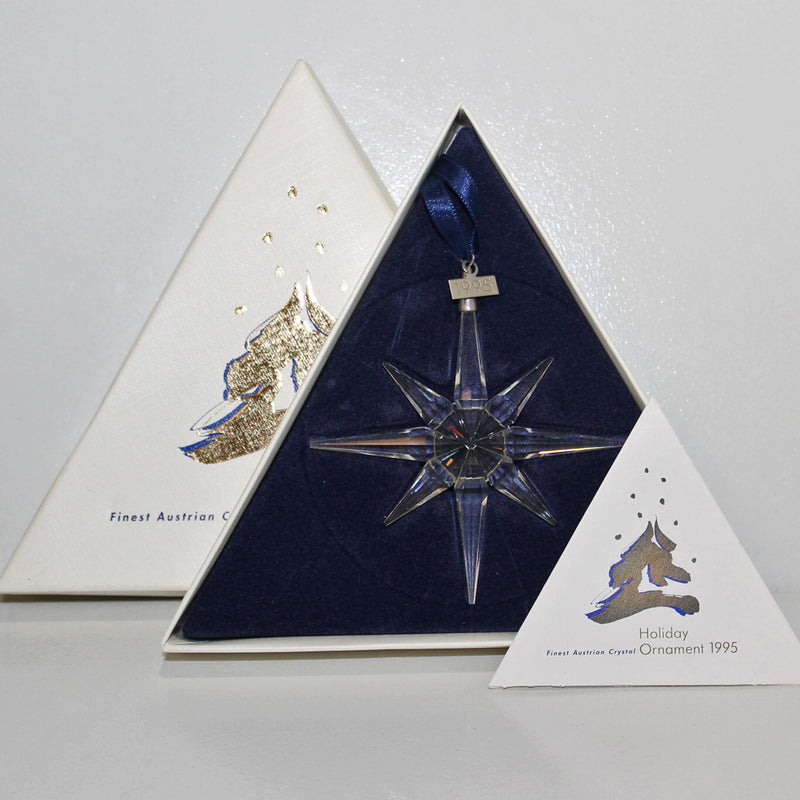 Swarovski Crystal: 194700 Christmas Star Ornament - 1995