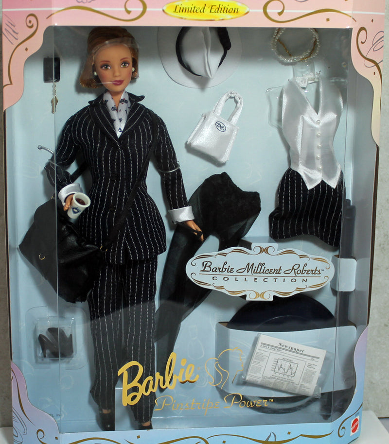 1997 Millicent Roberts Pinstripe Power Barbie (19791)