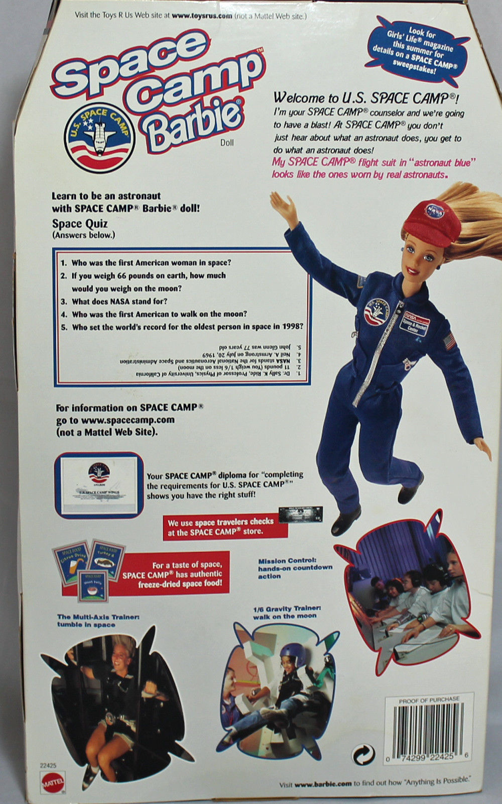 Space camp barbie online