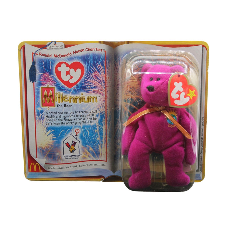 Vintage Collectibles Mcdonalds Ty Beanie Baby Millennium Bear