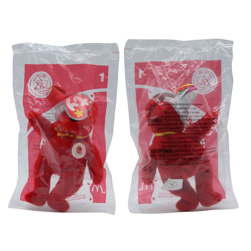 Ty Teenie Beanie: Happy Meal 25th Bear