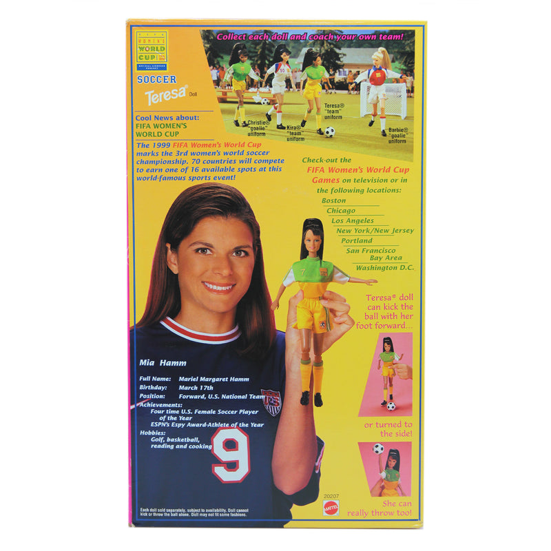 1998 Soccer Teresa friend of Barbie (20207) - FIFA Licensed