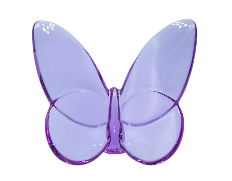 Baccarat Figurine: 2103586 Purple Lucky Butterfly