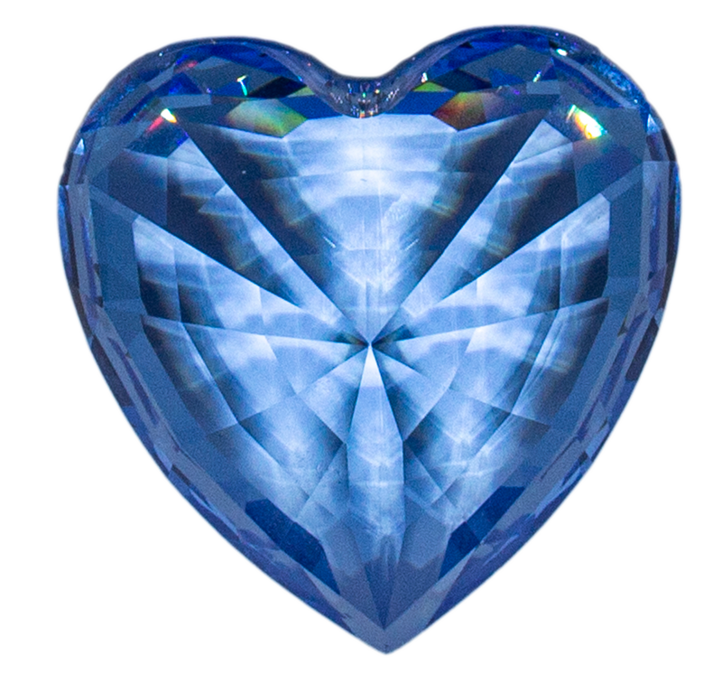 Swarovski Crystal: 210899 Blue Heart