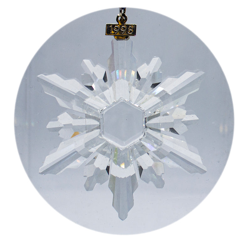 Swarovski Ornament: 220037 Christmas Snowflake - 1998