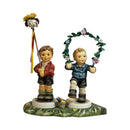 Hummel Figurine: 2242, Spring Step & Spring Gifts - Set With Base