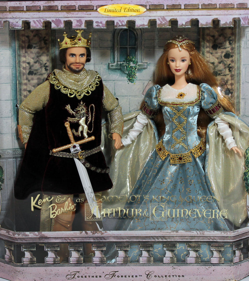 1999 Barbie & Ken as Camelot's King Arthur & Queen Guinevere (23880)