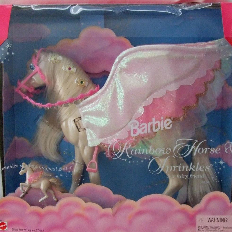 1999 Rainbow Horse & Sprinkles Gift Set Barbie (23892)