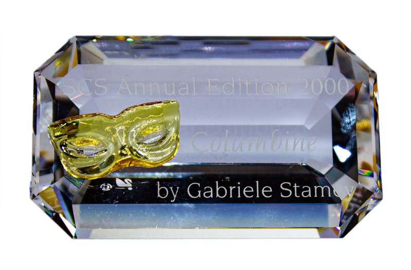 Swarovski Crystal: 255780 Columbine Plaque - 2000