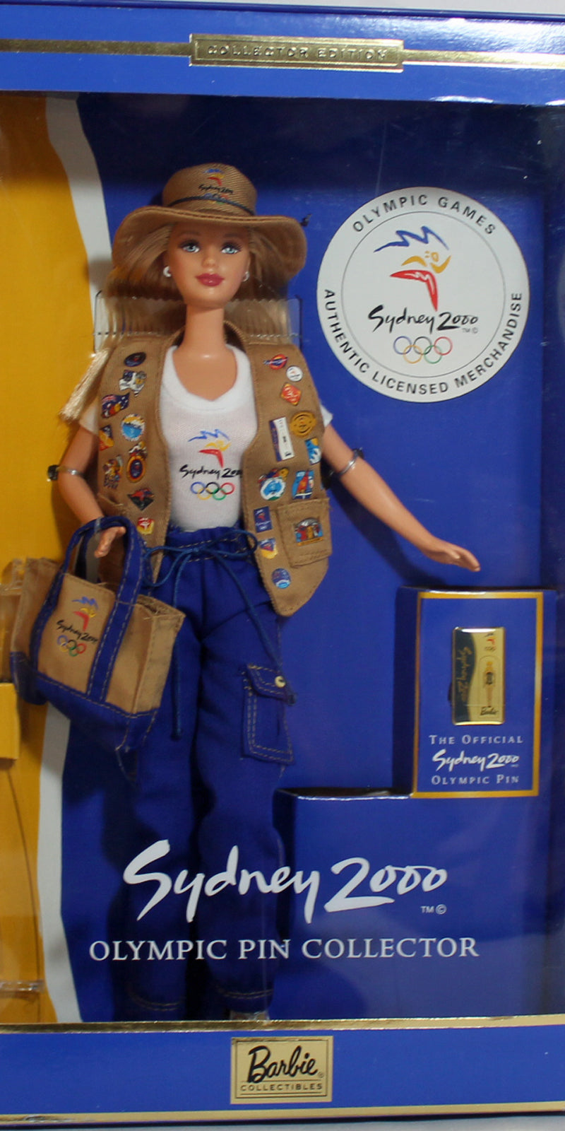1999 Olympic Pin Collector Barbie (25644)