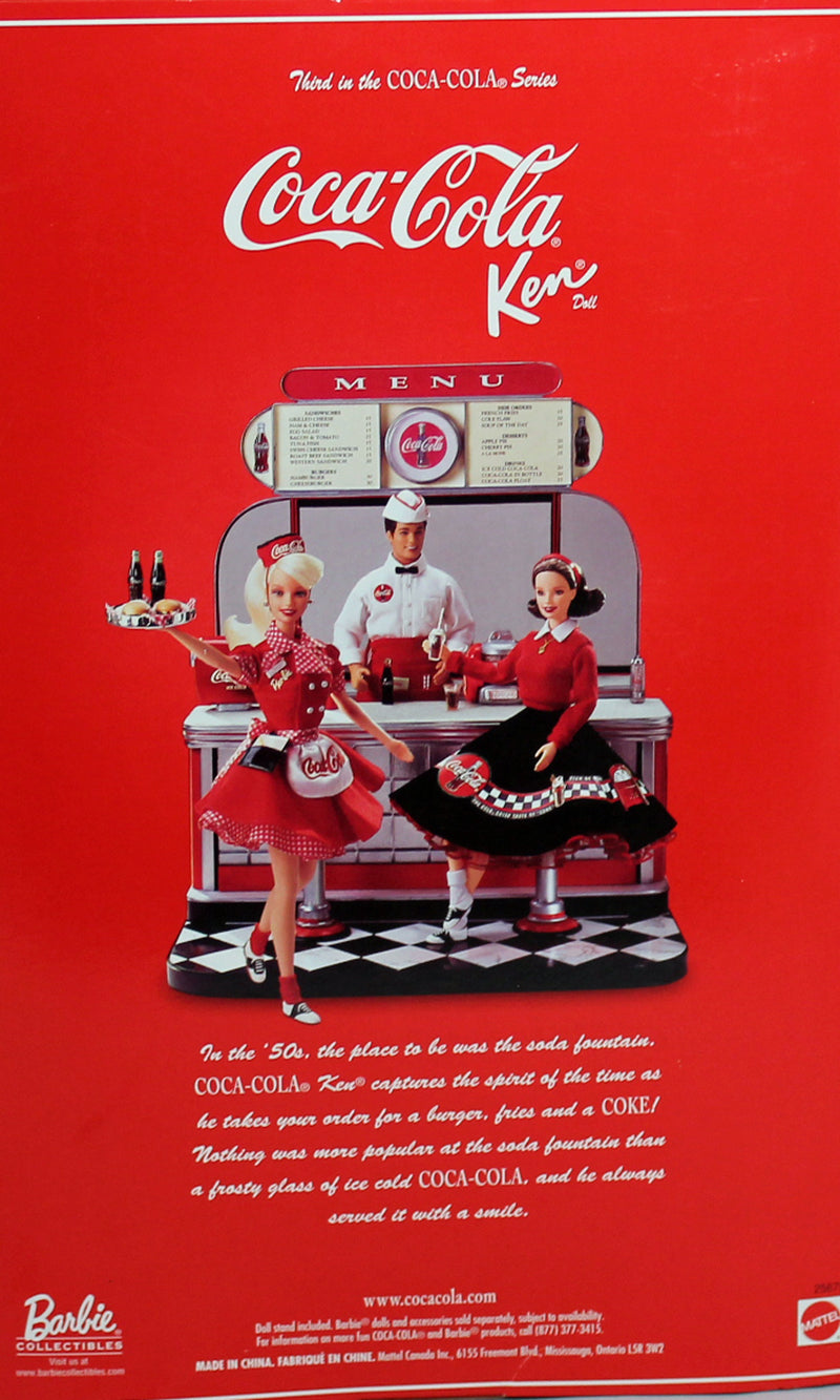 2000 Coca-Cola Soda Jerk Ken Barbie, (25678)