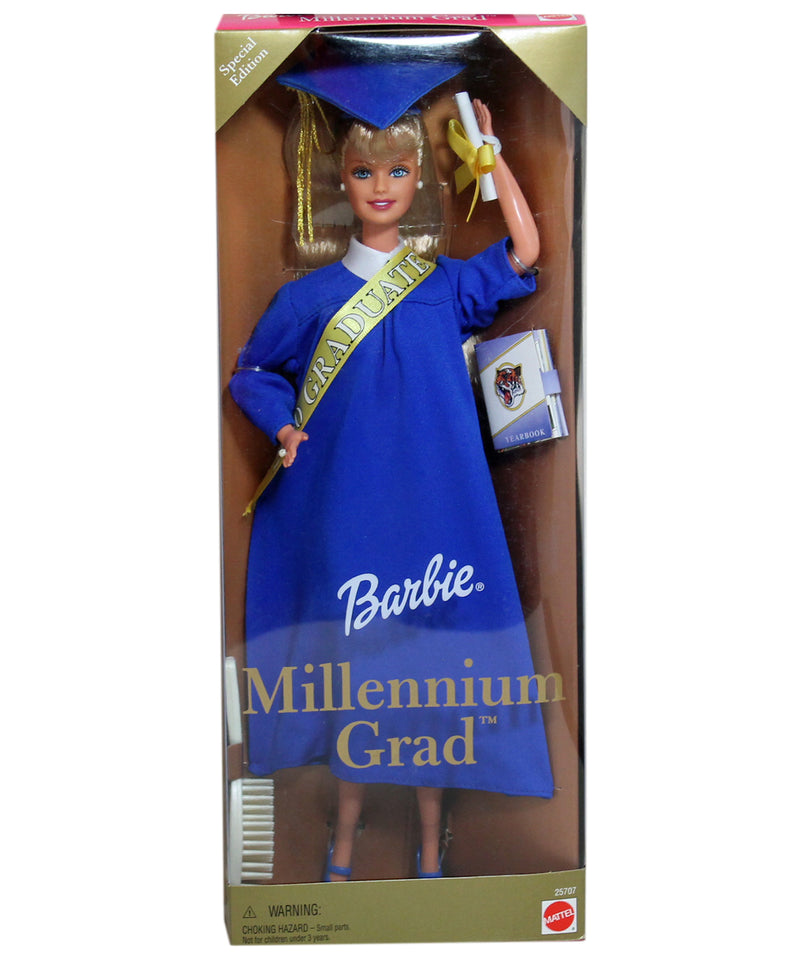 2000 Millennium Grad Blue Gown Barbie (25707)