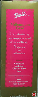 2000 Millennium Grad Black Gown Barbie (25708)